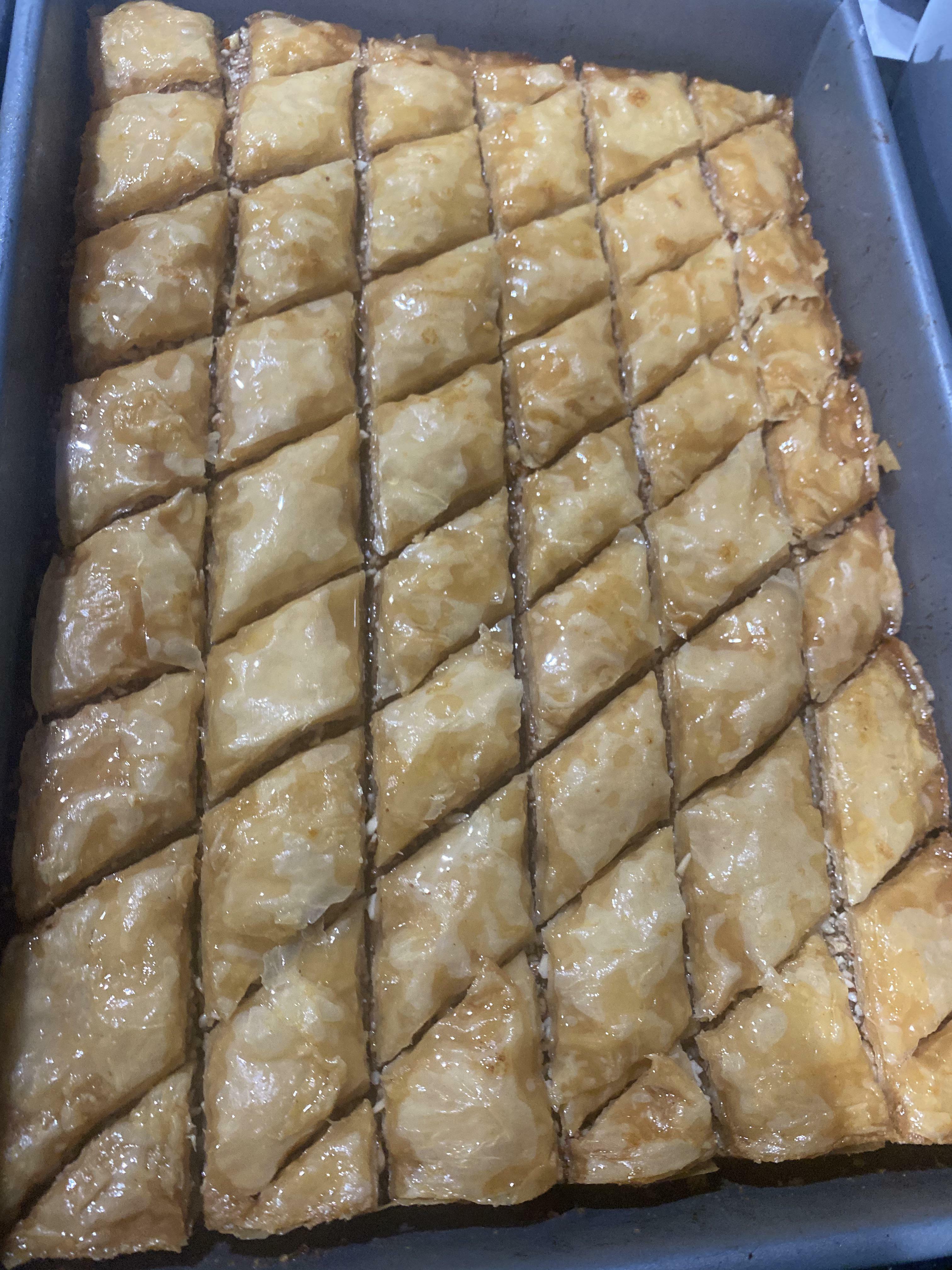 Mon premier baklava ! c'est tellement bon !