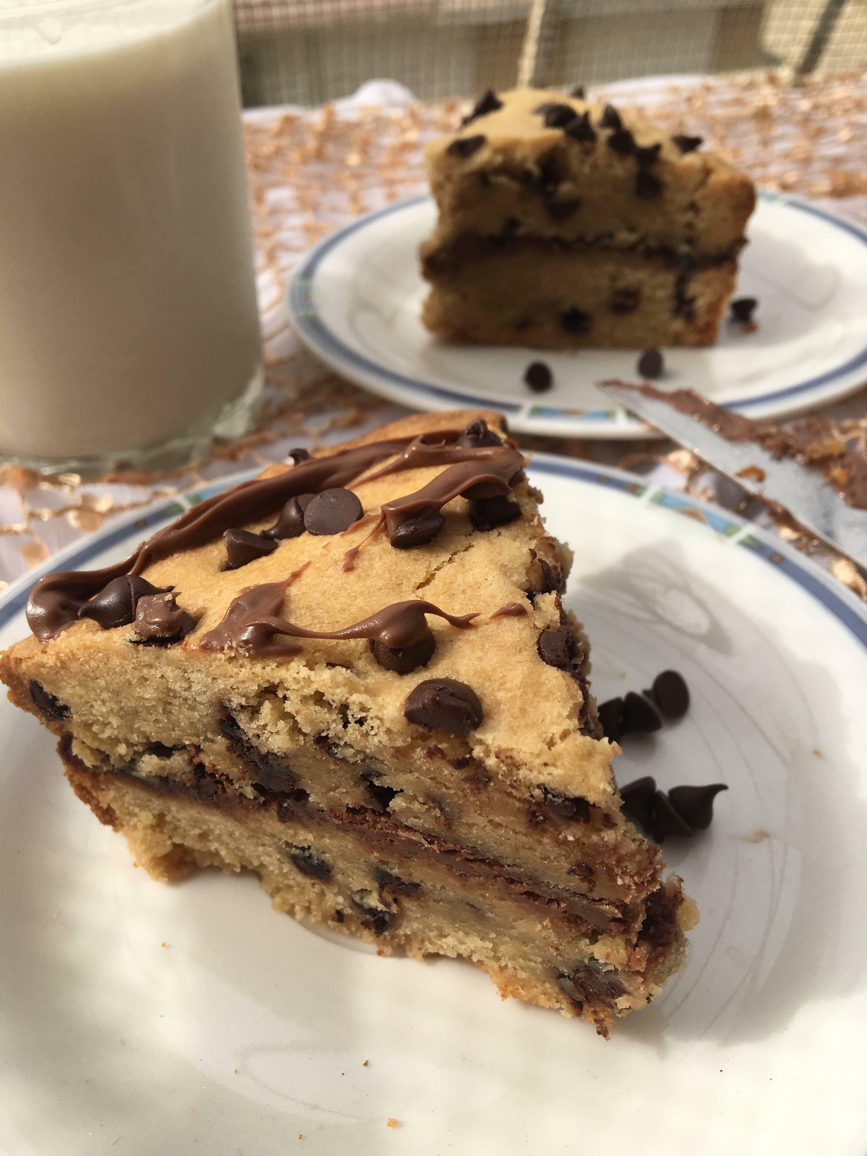 J'ai fait cet incroyable biscuit profond fourré au nutella ! 🍪