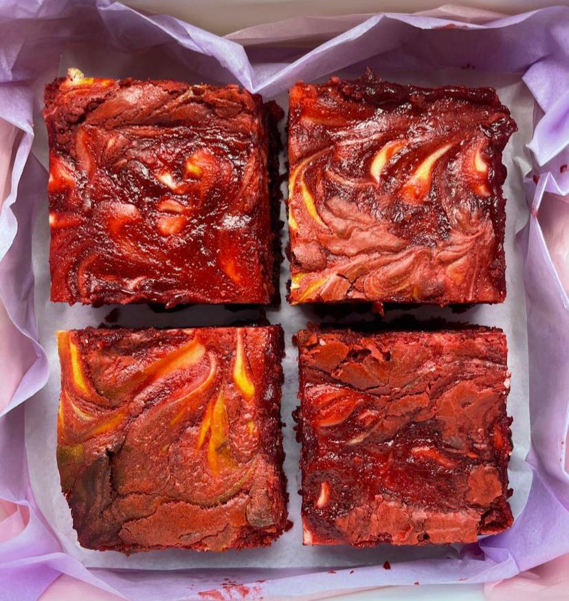 mes brownies Red Velvet ! faits maison