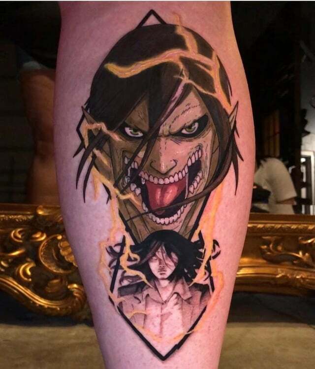 Attaque du titan tatouage