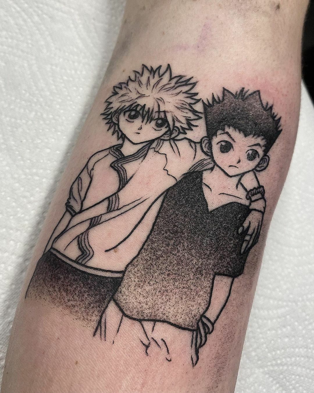 le meilleur bois killua et gon (hxh) tattoo