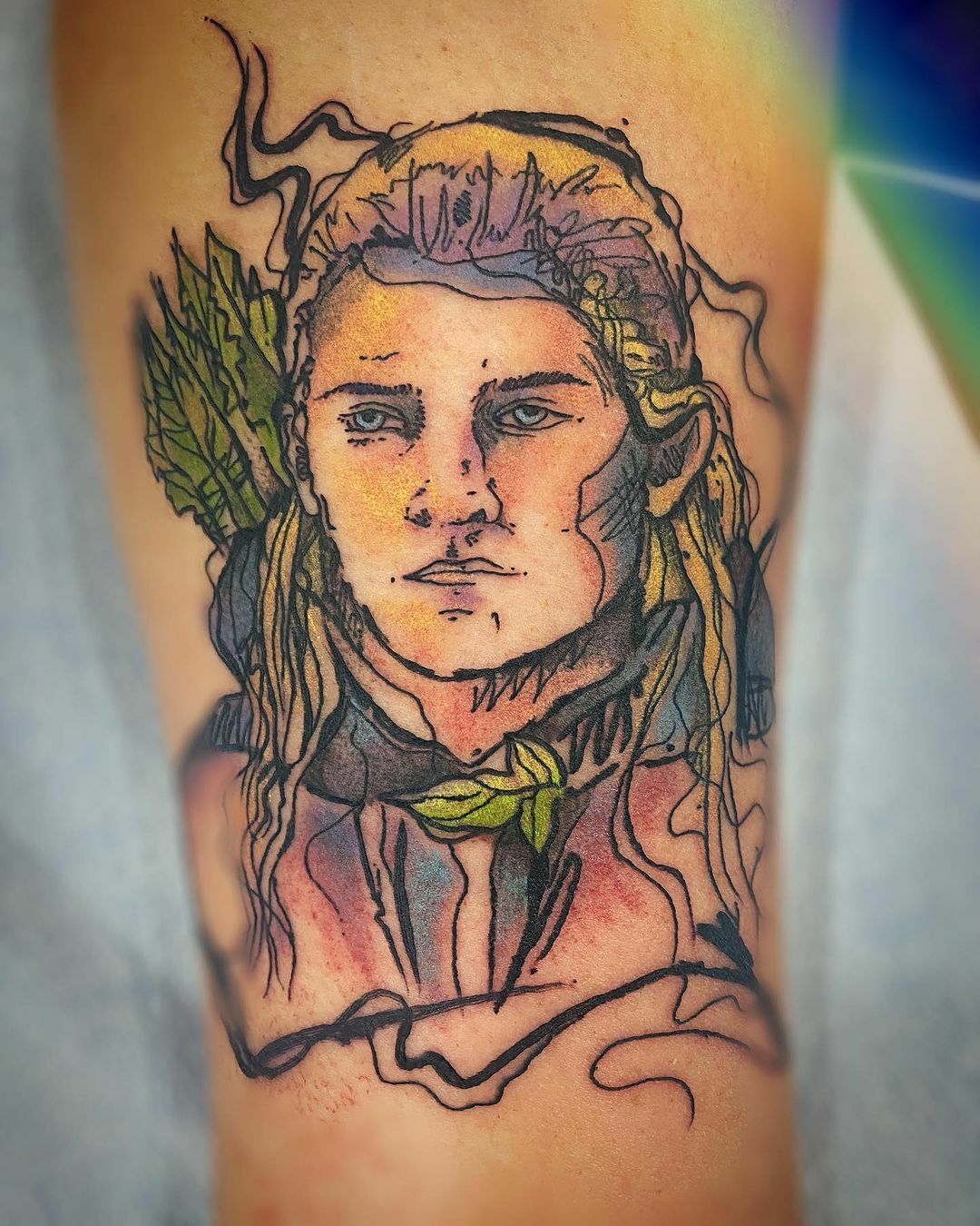 un joli tatouage de legolas