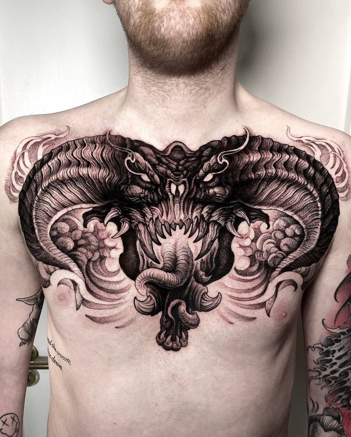 balrog seigneur des anneaux tatouage