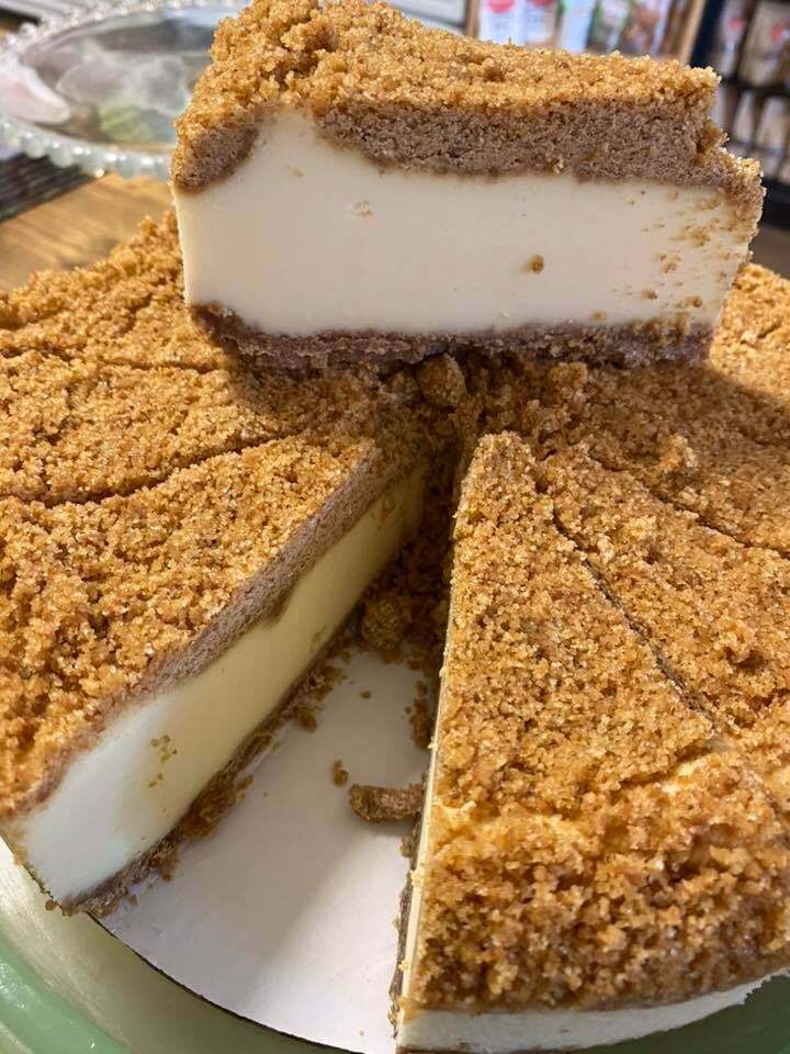 gâteau au fromage à double croûte