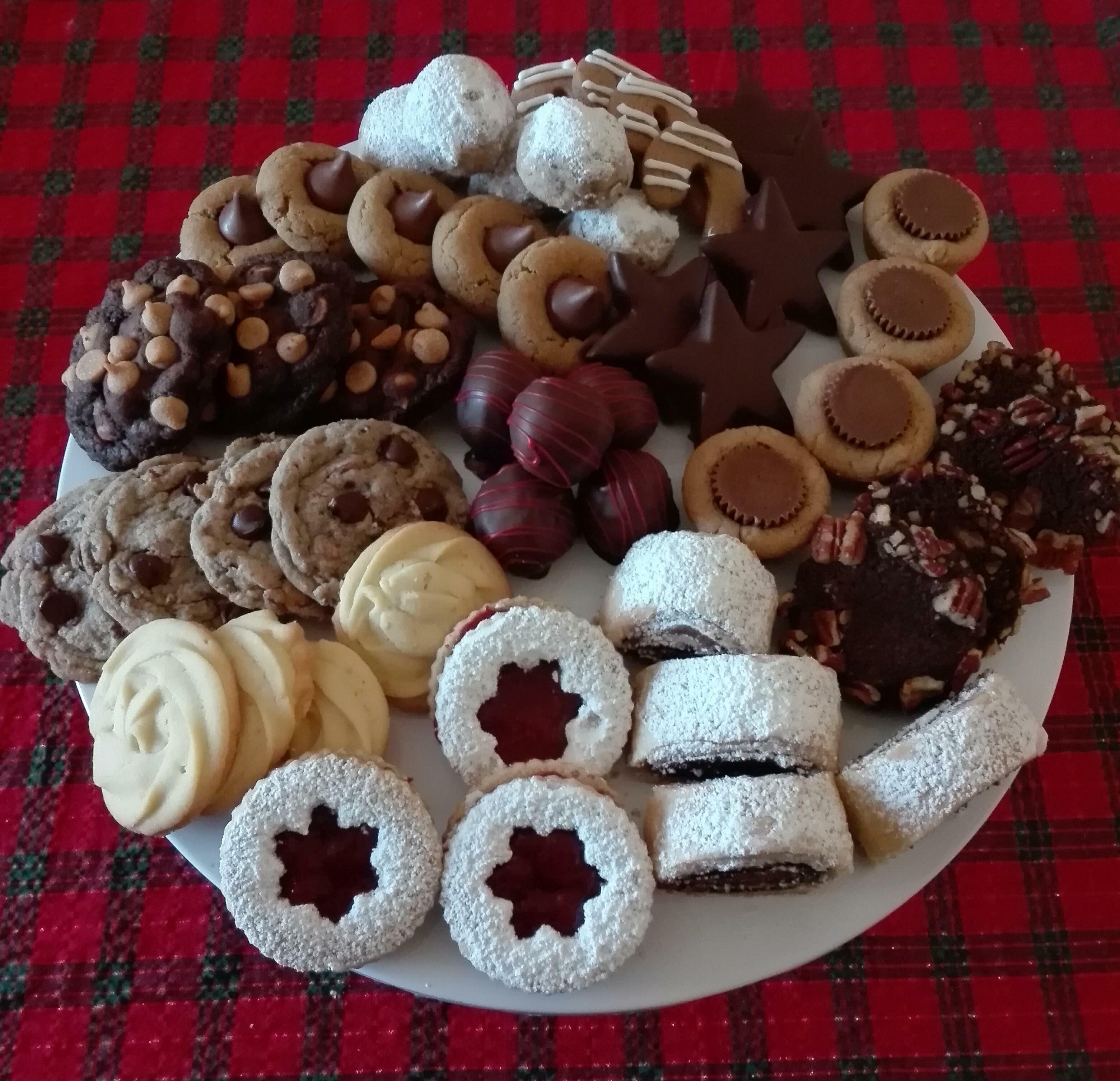 les biscuits que j'ai préparés pour Noël cette année