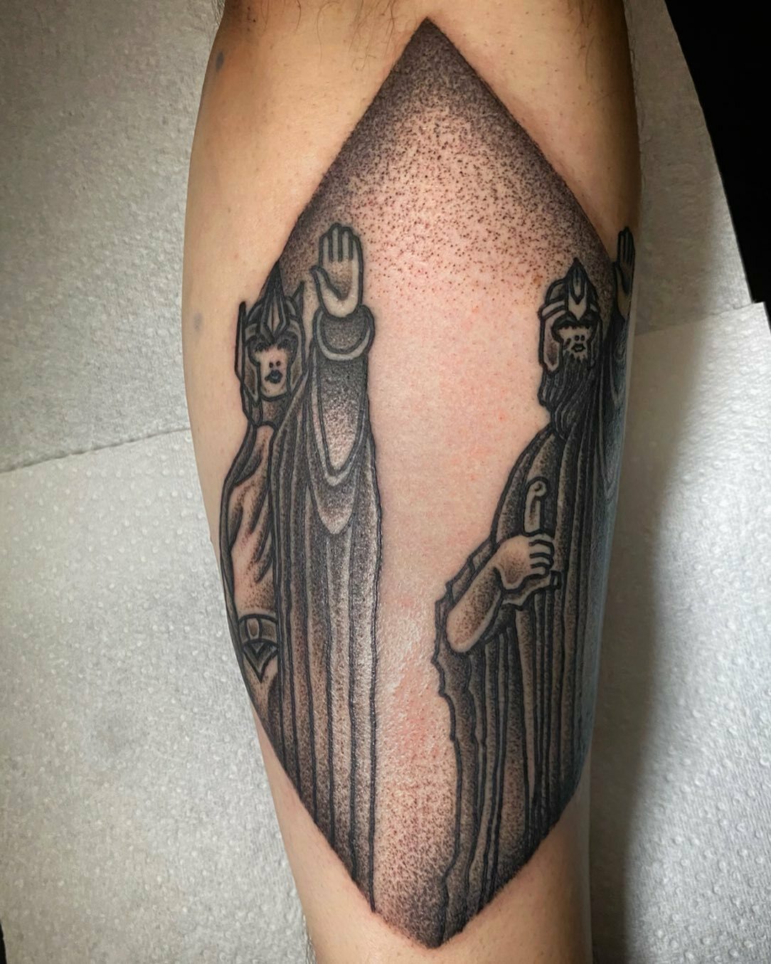 les portes d’argonath tattoo