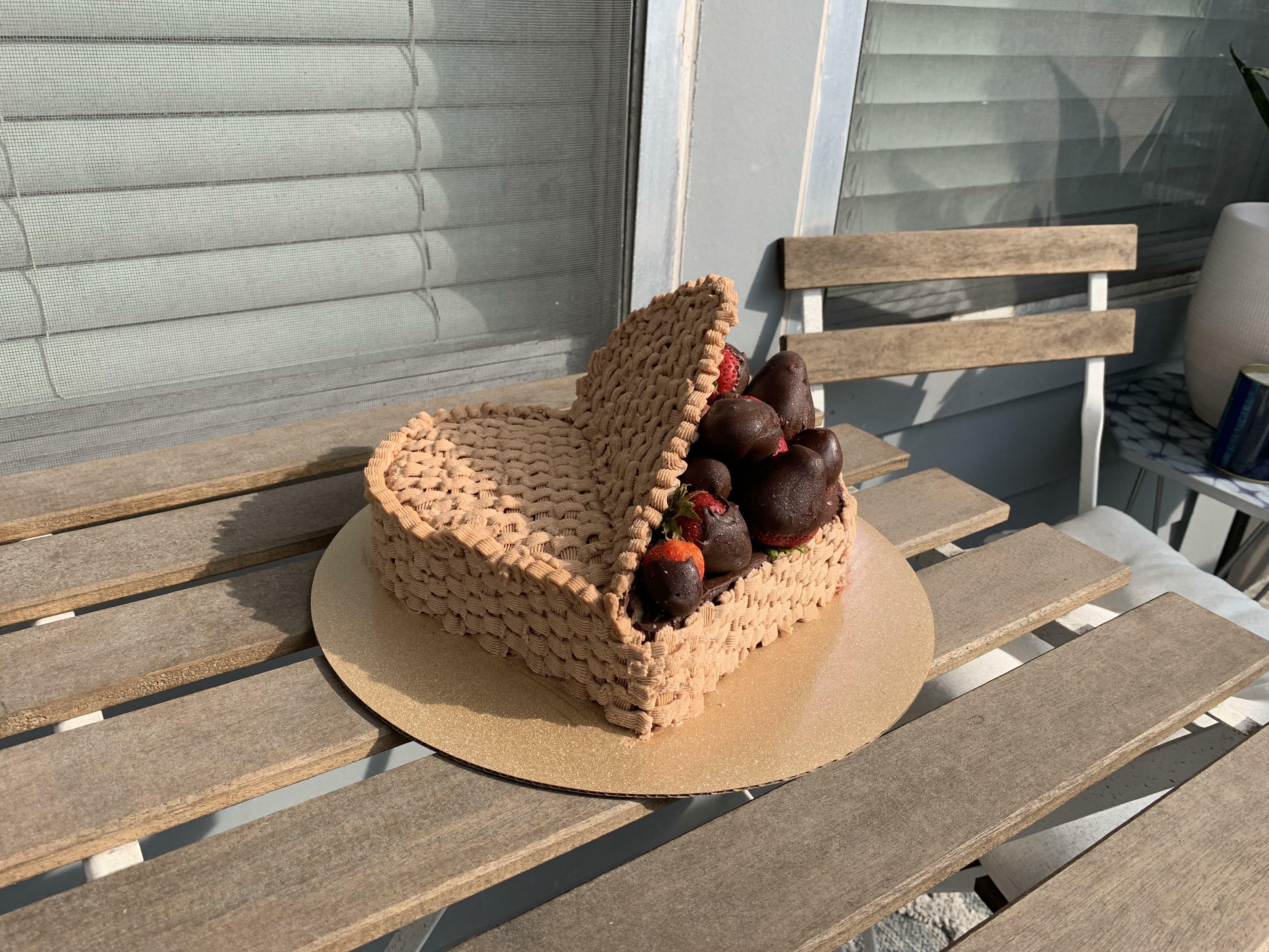 Gâteau au chocolat pour l'anniversaire de ma copine!🎂