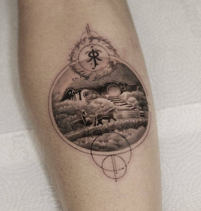 tatouage du seigneur de l’anneau