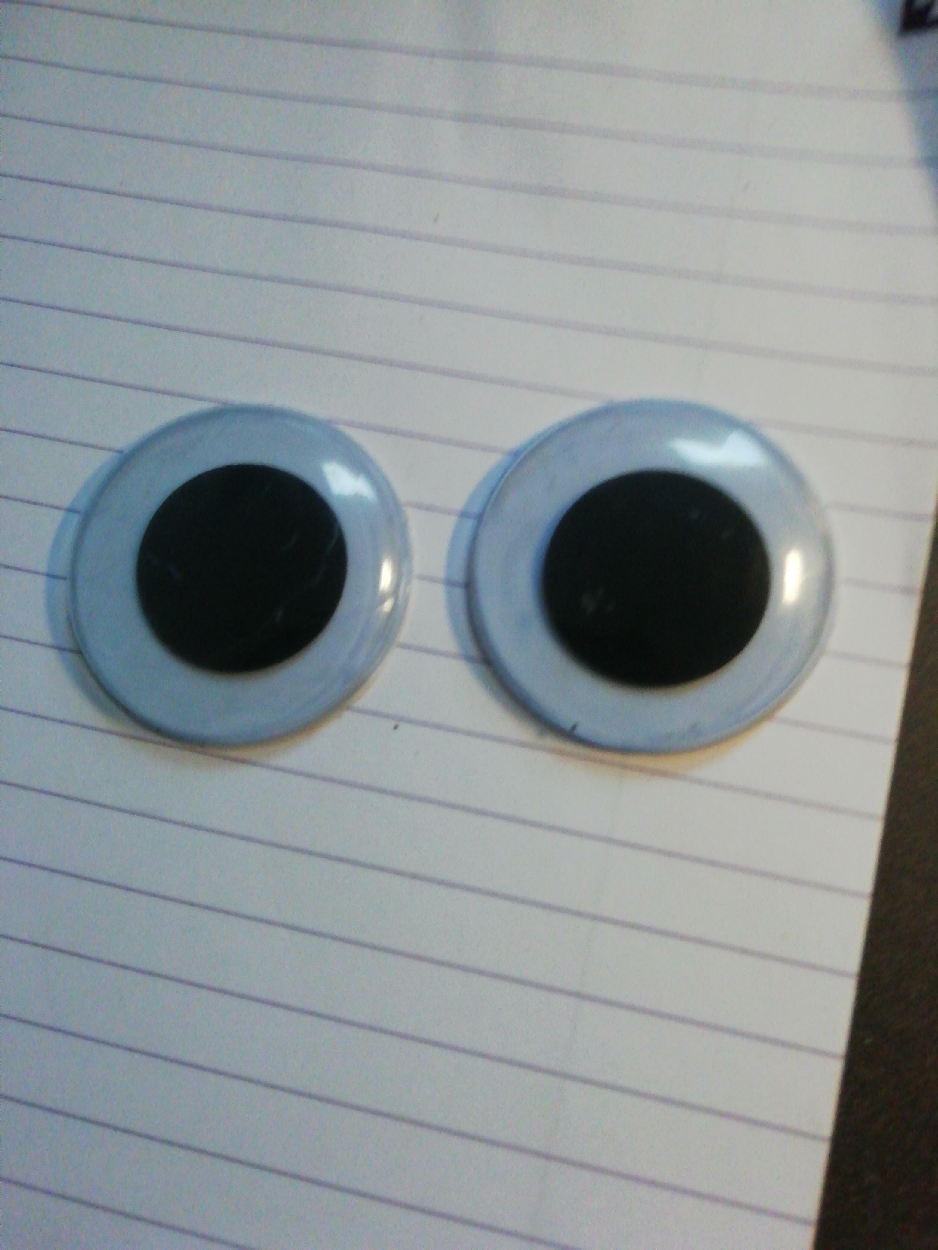 yeux de googly orientés vers l'avant