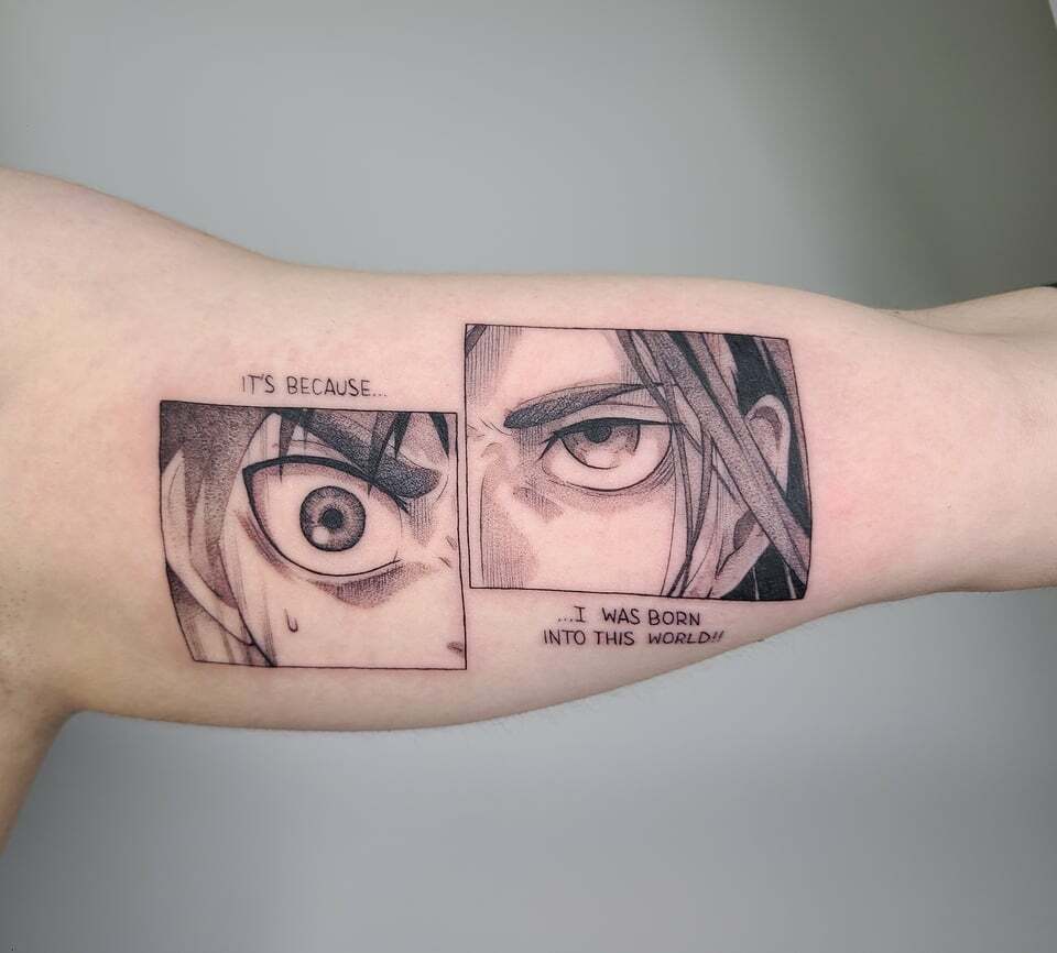 Attaque du titan tatouage