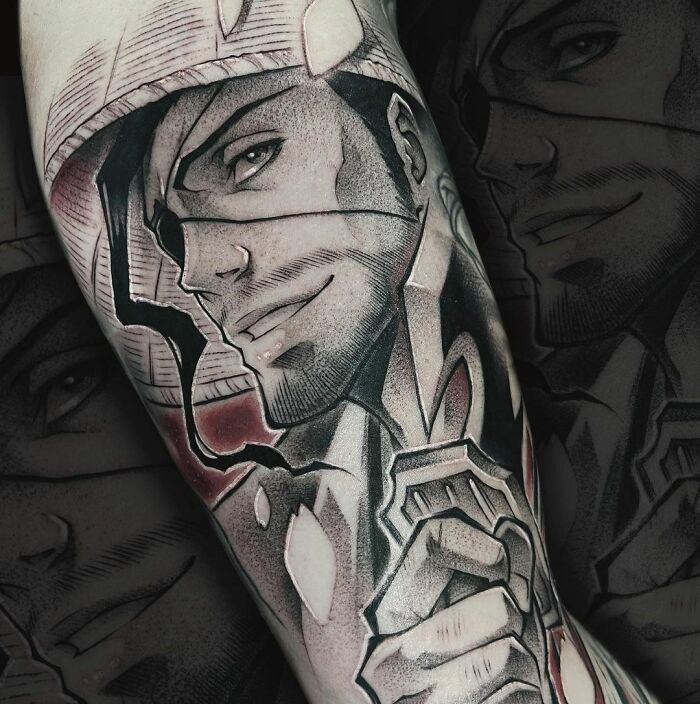 bleach anime tattoo