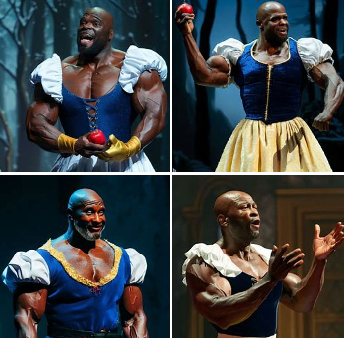 Terry Crews joue le rôle de Blanche-Neige