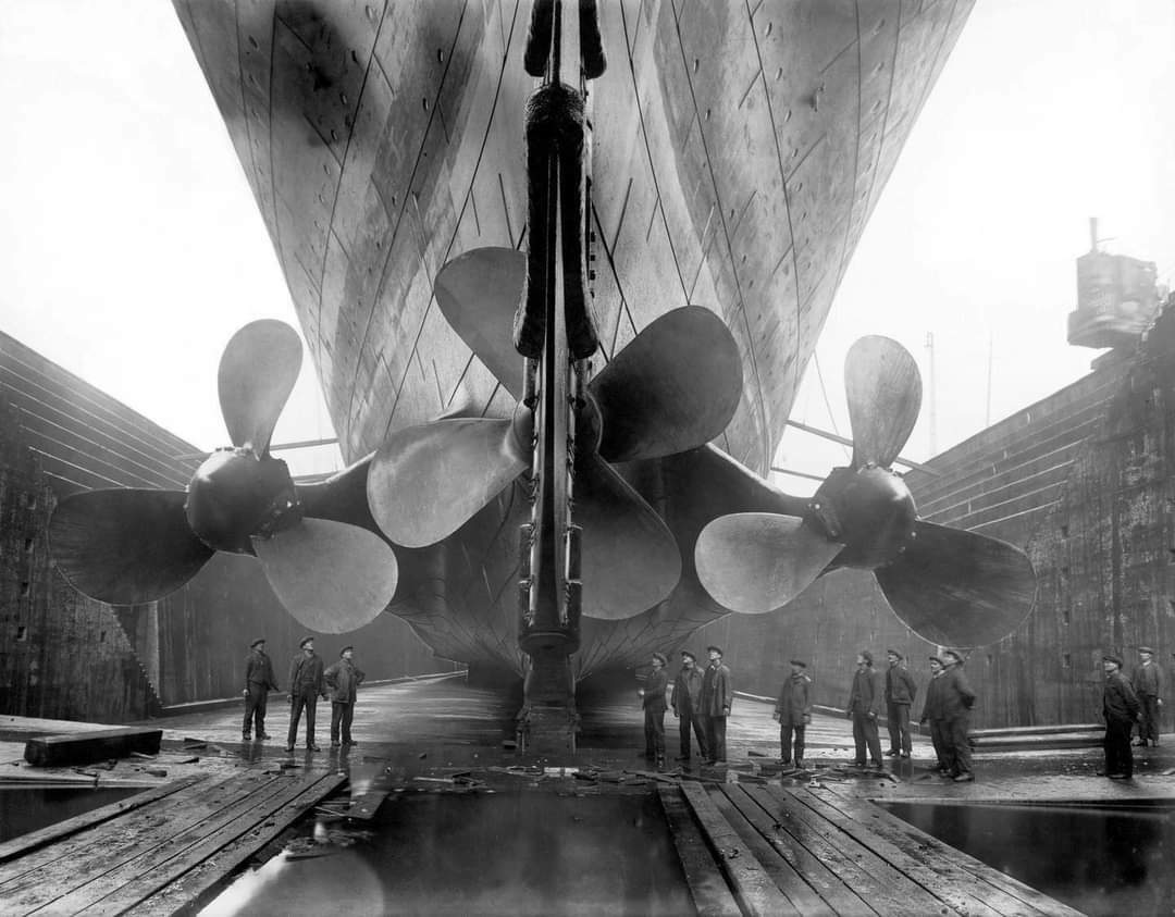 Les hélices du Titanic, 1911