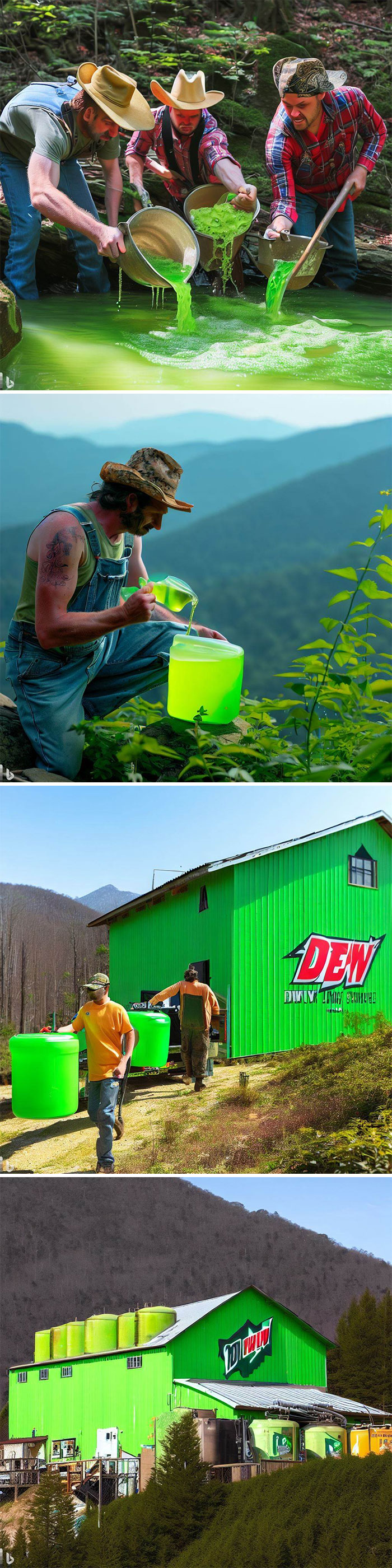 Des travailleurs du Tennessee recueillent de la rosée dans les montagnes