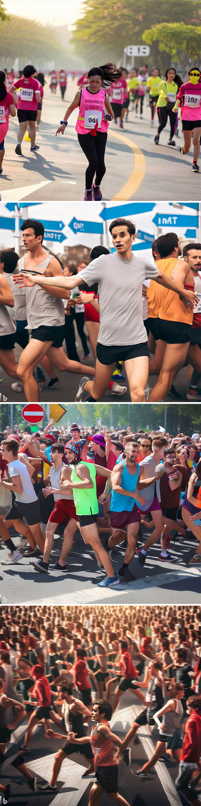 Marathon pour les personnes qui n'ont aucun sens de l'orientation