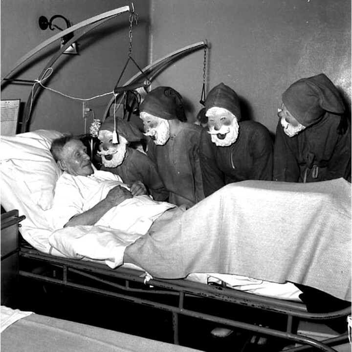 Noël à l’hôpital, Suède, 1953
