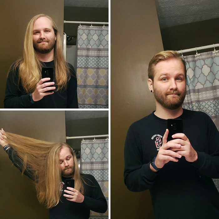 Après avoir laissé pousser mes cheveux pendant près de 3 ans, j’ai finalement décidé de les couper et d’en faire don.