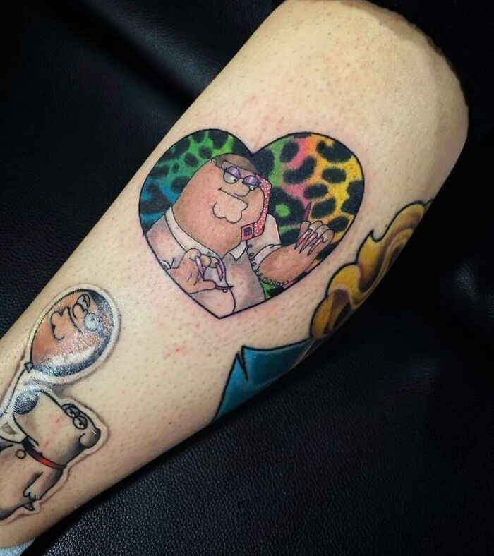 Ces tatouages de Family Guy