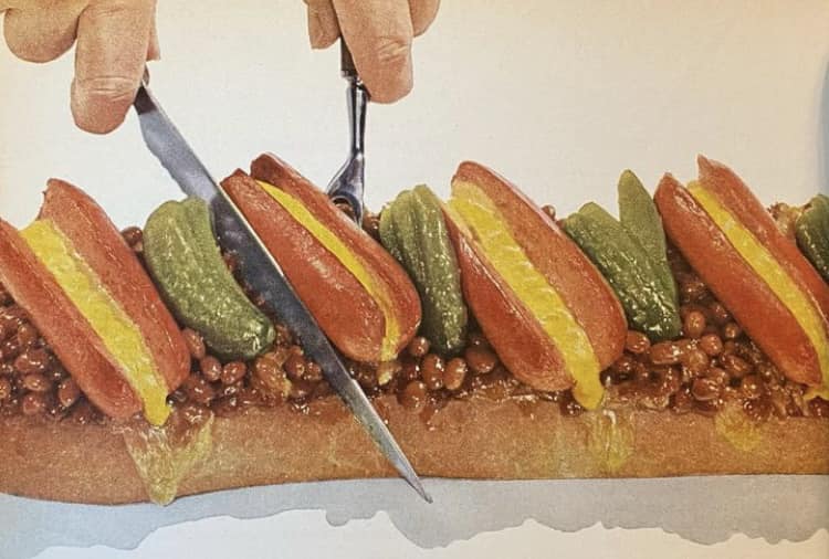 Broiler Bean-Er Weiner Loaf 1961. Comment ne pas aimer cette cuisine !