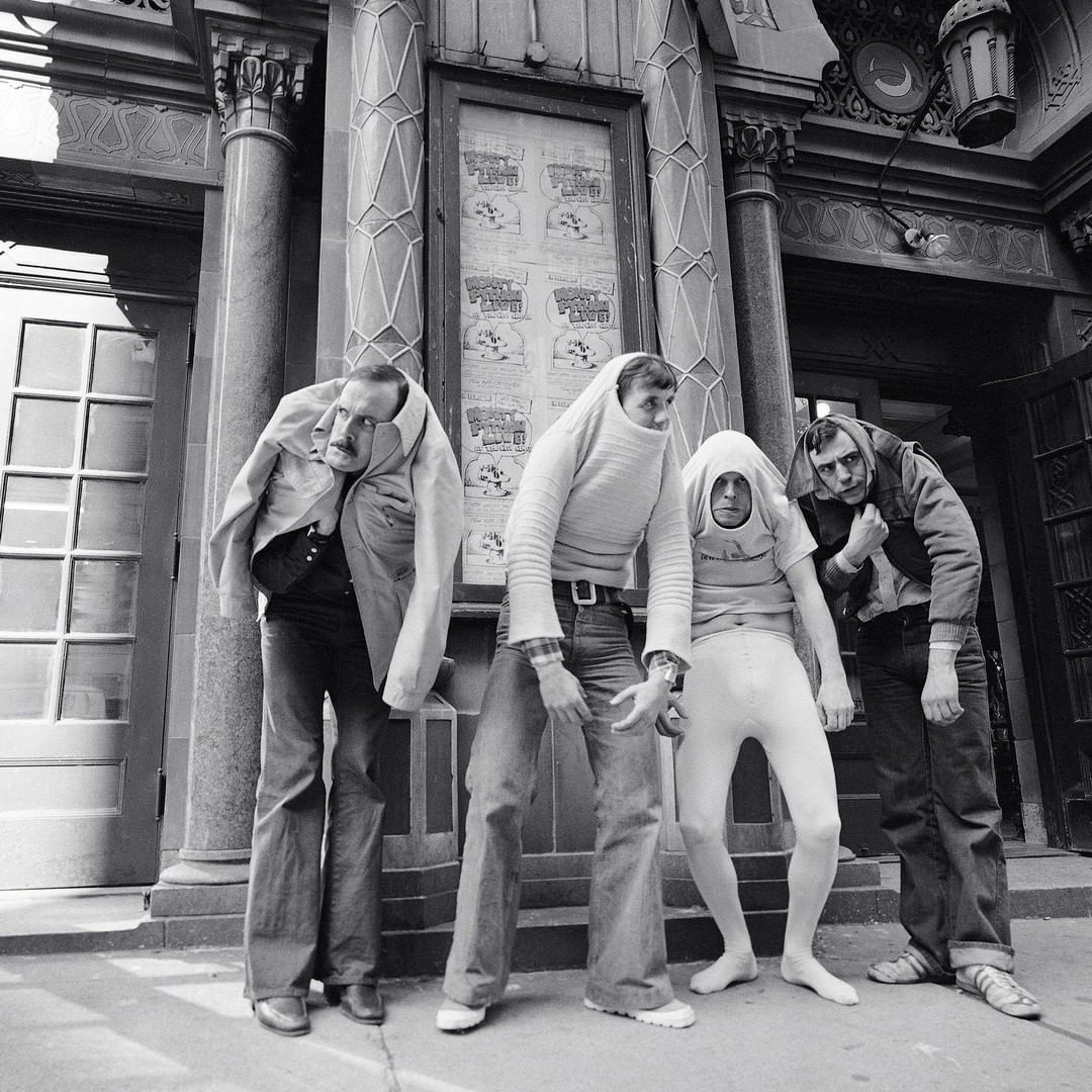 La troupe du « Monty Python’s Flying Circus », 1976