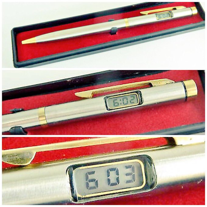 Sois cool dans les années 80 avec ce stylo Bad Boy doté d’une horloge numérique