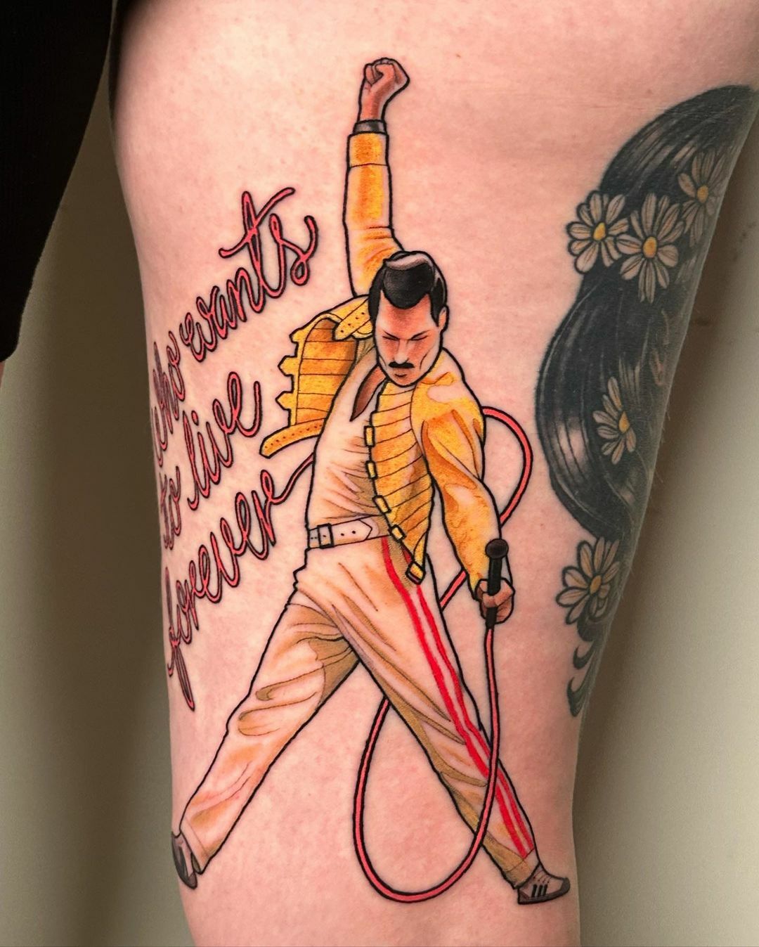 Tatouage Freddie Mercury