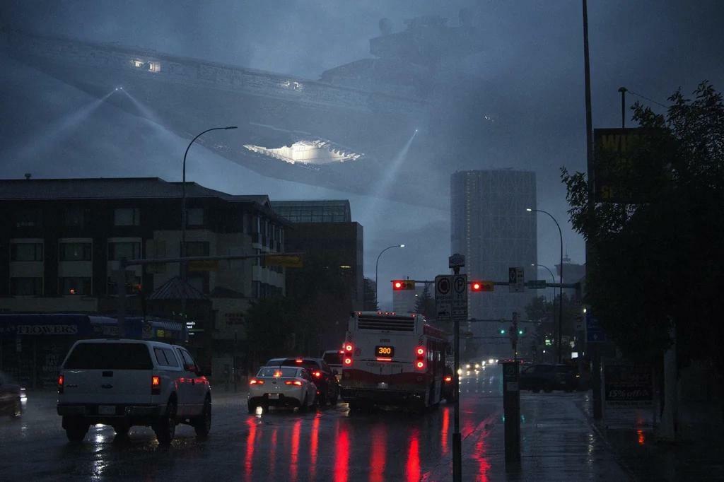 Un Destroyer Stellaire au-dessus de ta ville