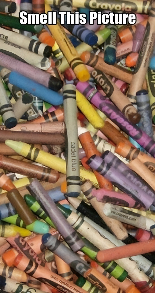 Peux-tu sentir les crayons ?