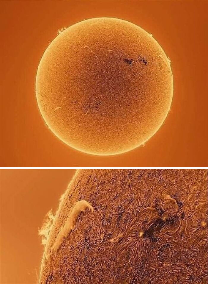 Photographie incroyablement détaillée de notre soleil