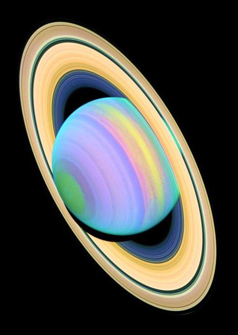 Saturne dans l’ultraviolet