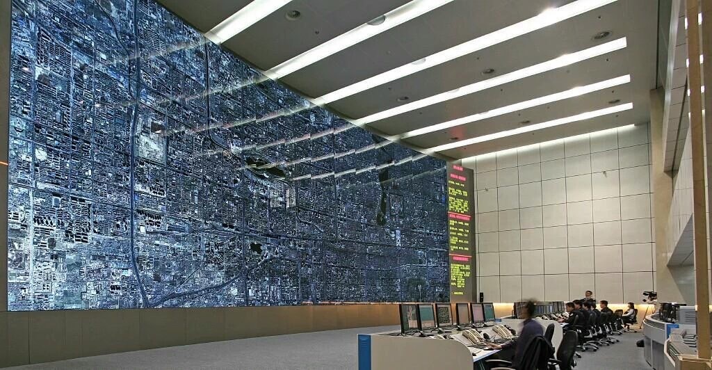 Voici à quoi ressemble la salle de contrôle du trafic à Pékin