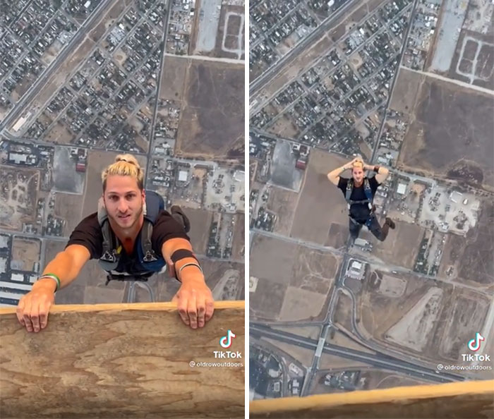 Sauter en parachute depuis une montgolfière