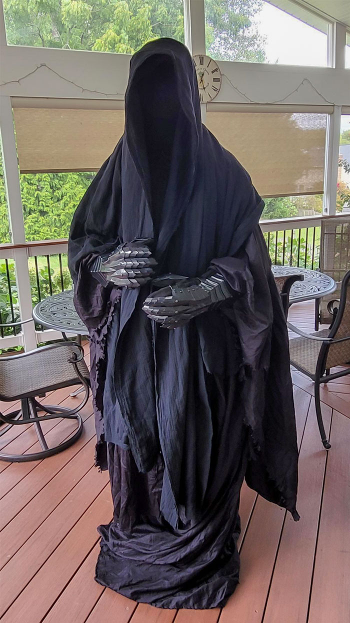 Mon costume de Nazgul du “Seigneur des Anneaux” pour Halloween jusqu’à présent