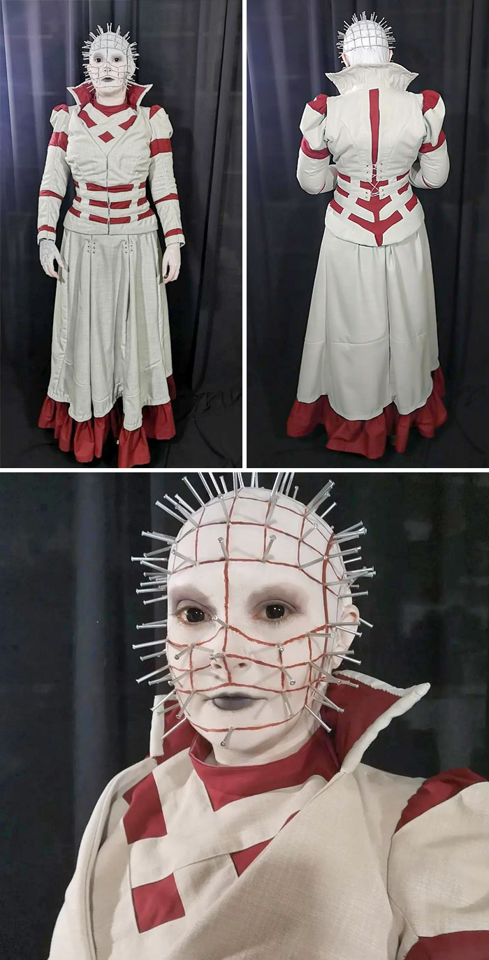 J’ai fabriqué un costume de Pinhead victorien pour Halloween