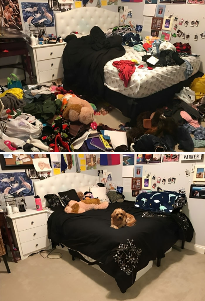 Récemment, j’ai eu un mauvais épisode de dépression pendant deux mois. J’ai enfin nettoyé ma chambre