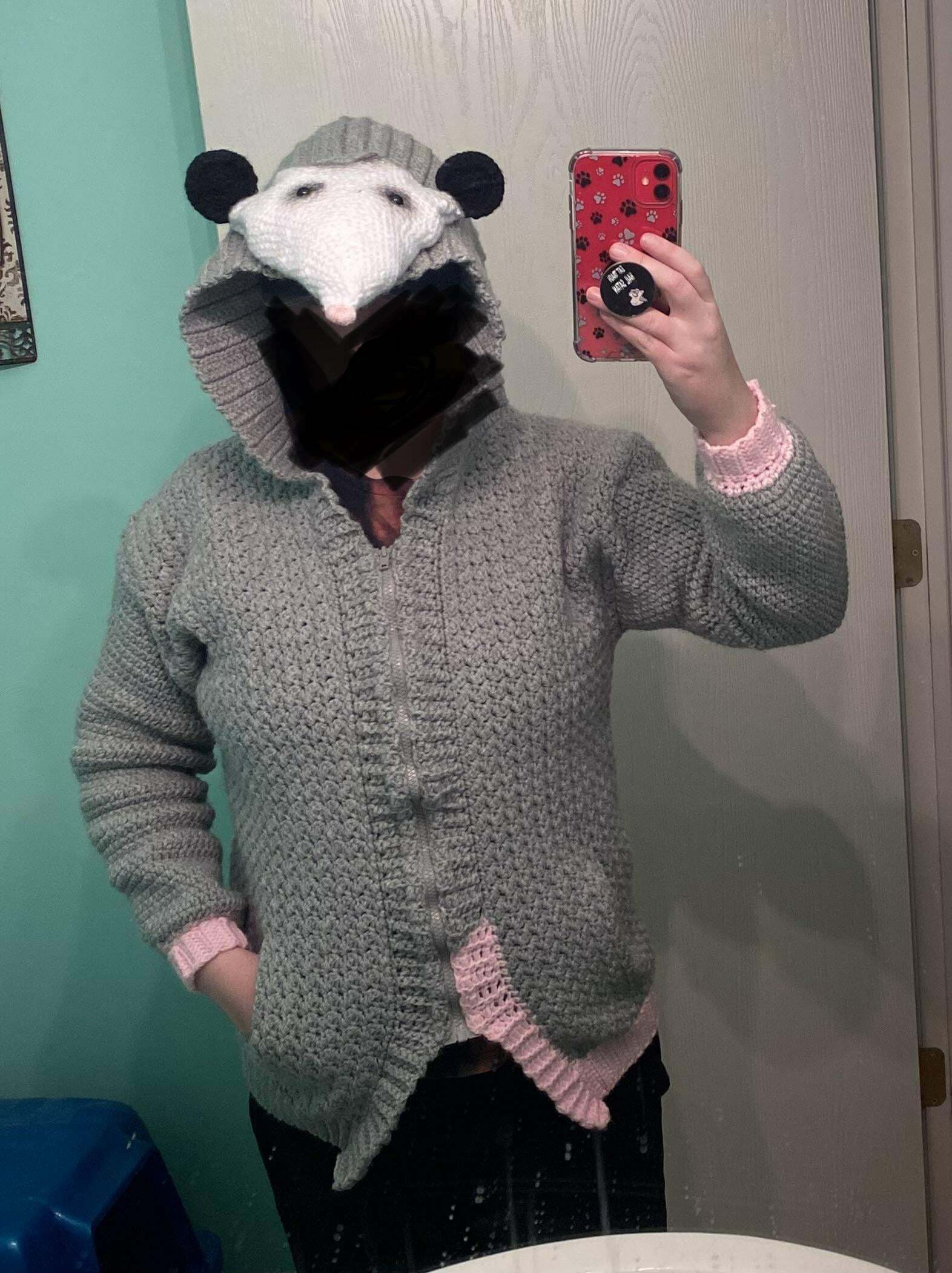 J’ai fait un costume d’opossum à mon ami