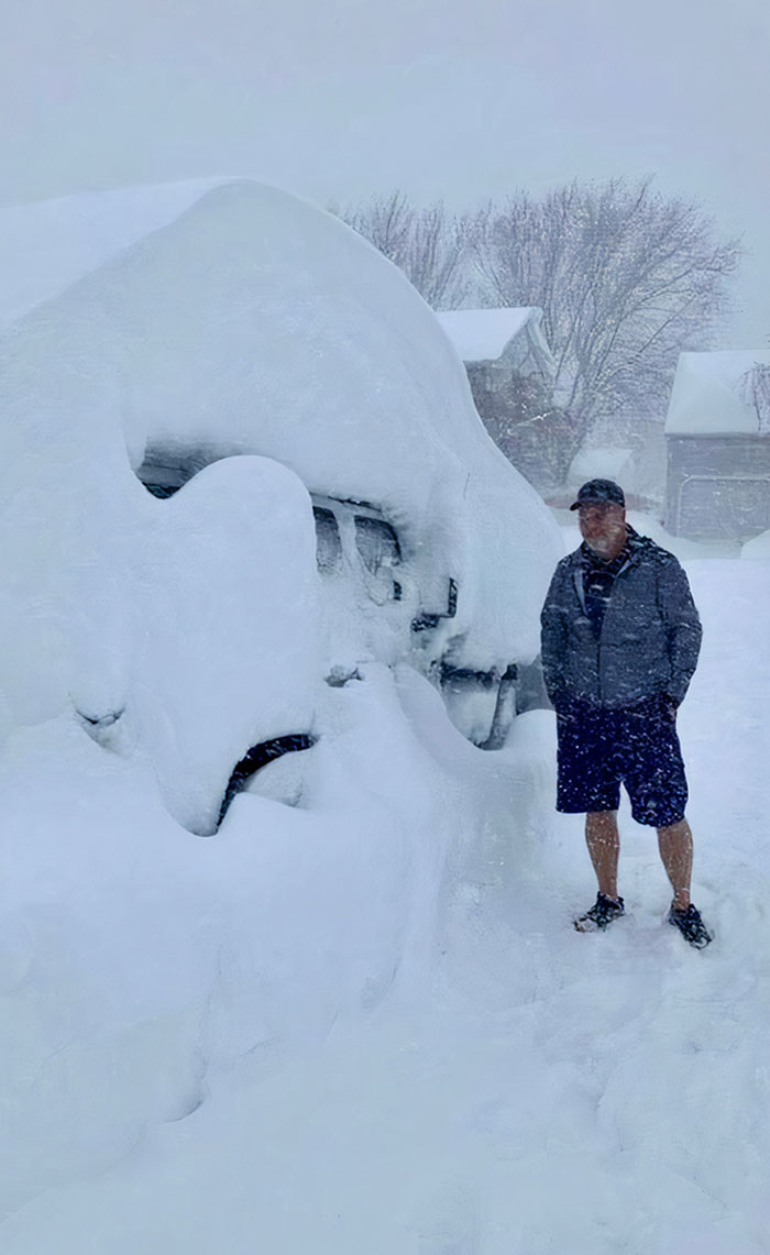 Nous avons eu de la neige à Buffalo