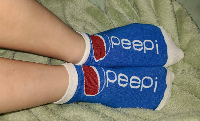 Les chaussettes Peepi de ma copine sont enfin arrivées