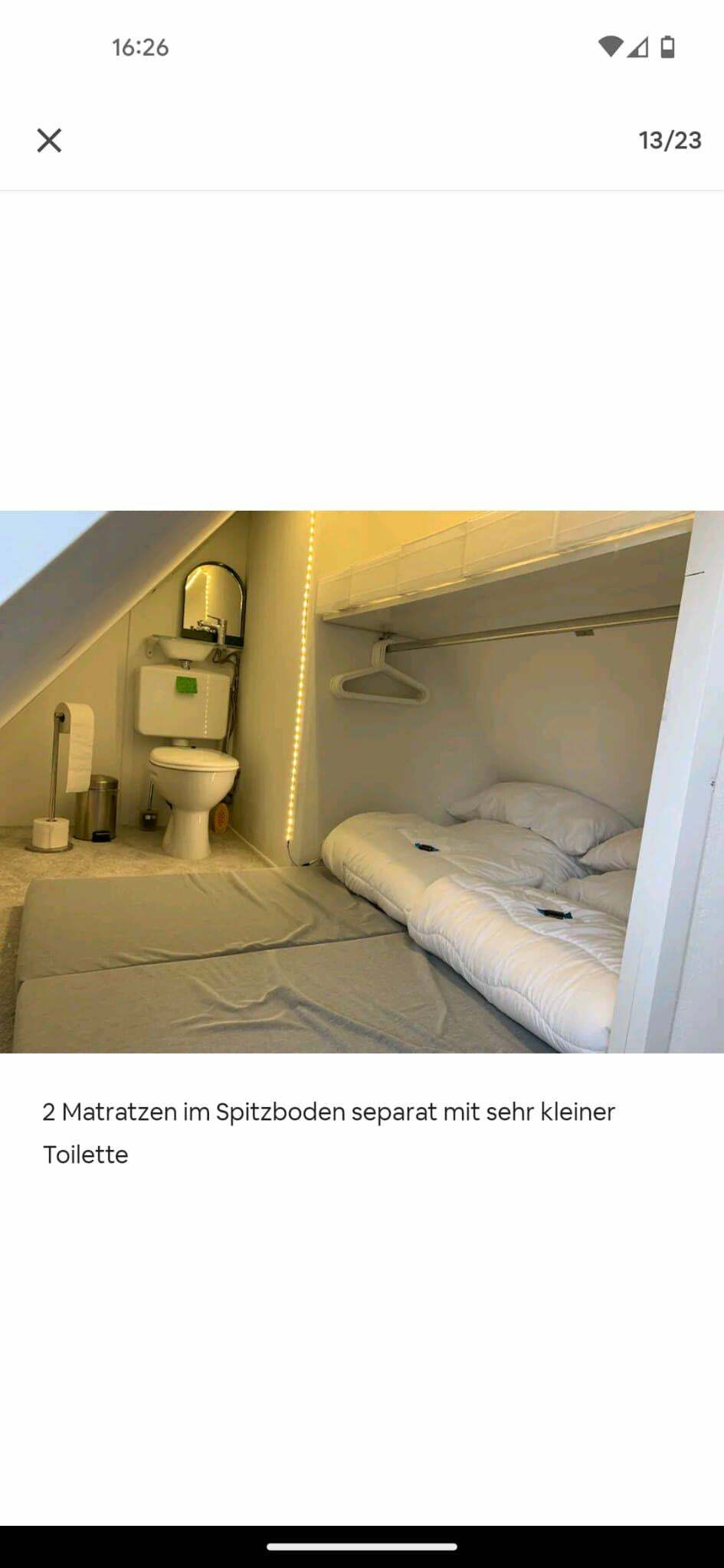 Airbnb : Cette deuxième chambre .