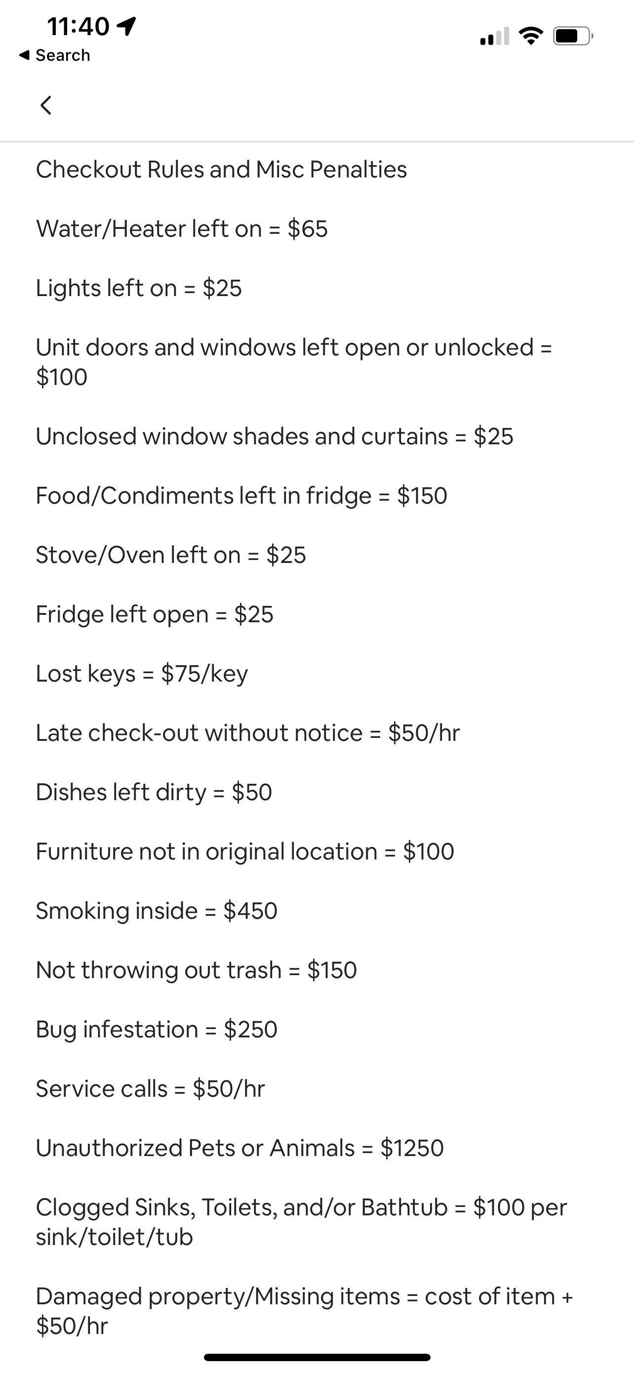 Port Huron, Mi L'annonce scandaleuse d'Airbnb 67$/nuit est revenue à 261$. N'oublie pas les 150$ de frais de nettoyage qui seront effectués par l'invité.