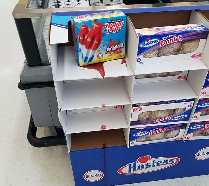 Les paresseux ruinent les articles congelés en les plaçant sur des étagères aléatoires.