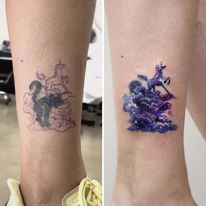 À quoi ressemblera un tel tatouage une fois qu’il sera cicatrisé ?