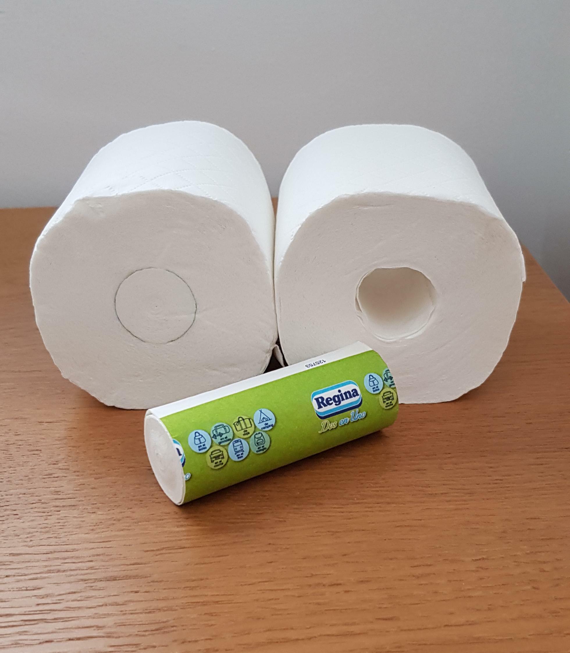 Ce papier hygiénique contient un mini rouleau de papier hygiénique au lieu d’un rouleau de carton creux !