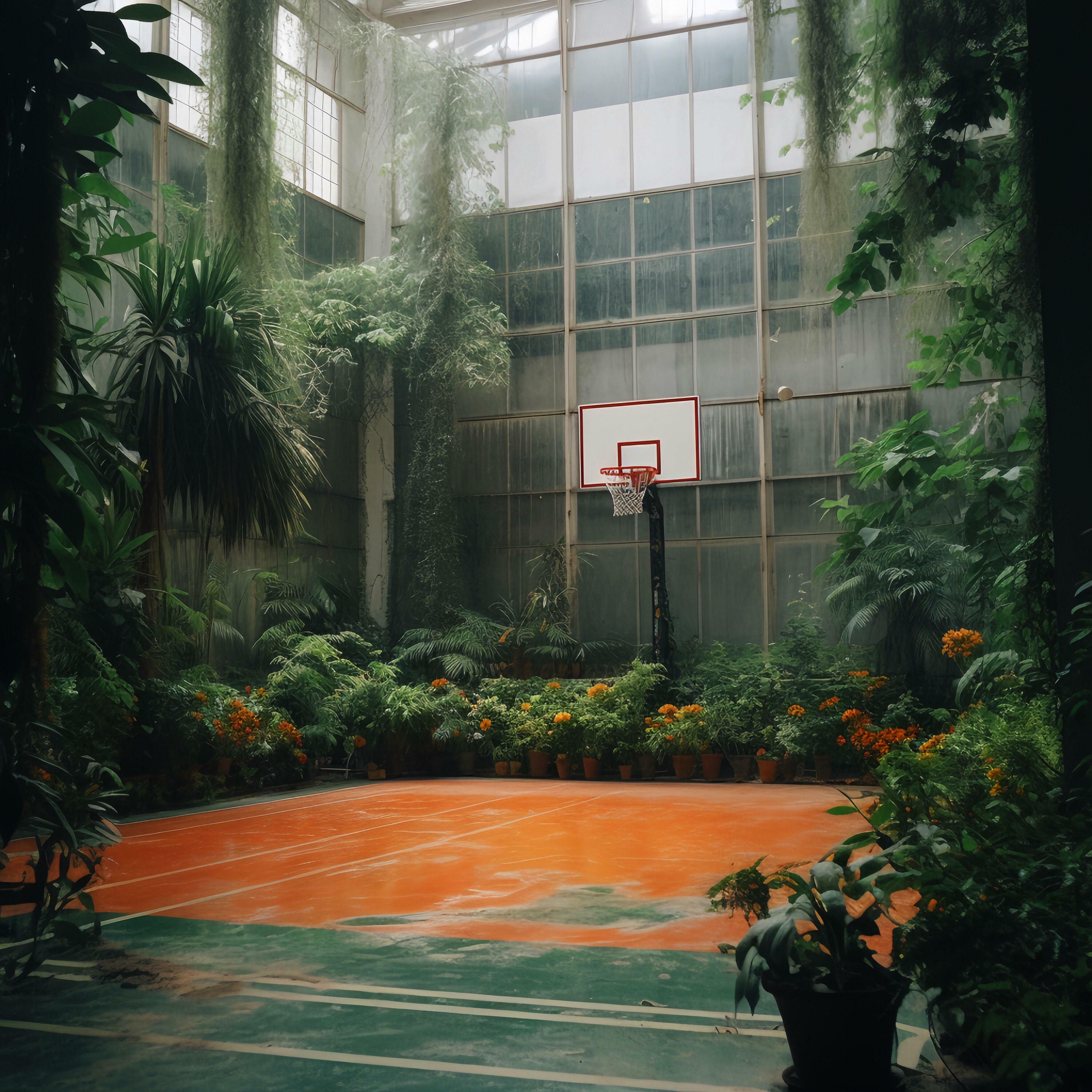 Ce terrain de basket