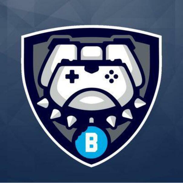 La mascotte de mon école est les Bulldogs, voici le logo qu’ils ont trouvé pour leur équipe de sports électroniques.