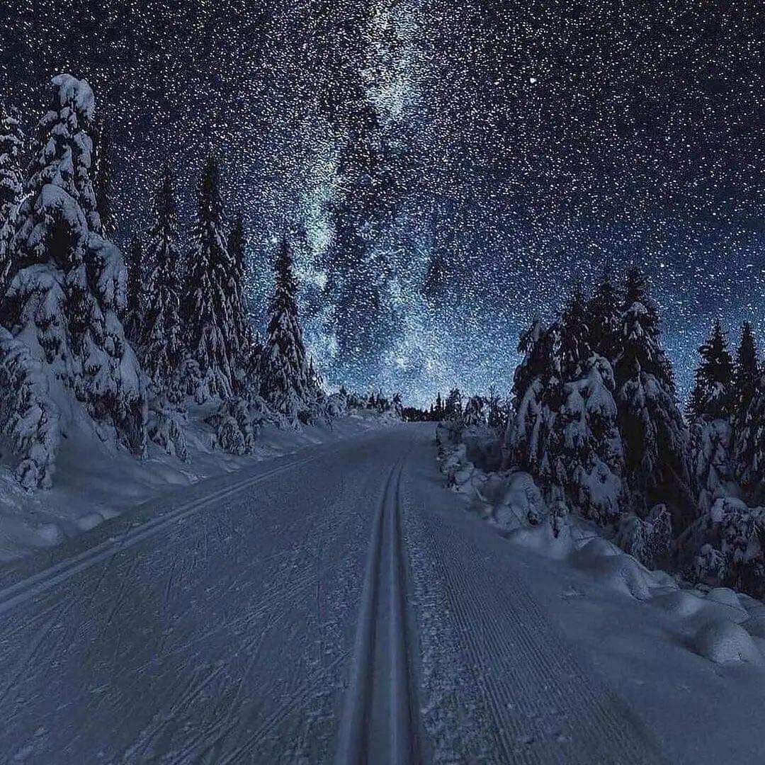 Ski sous les étoiles en Norvège