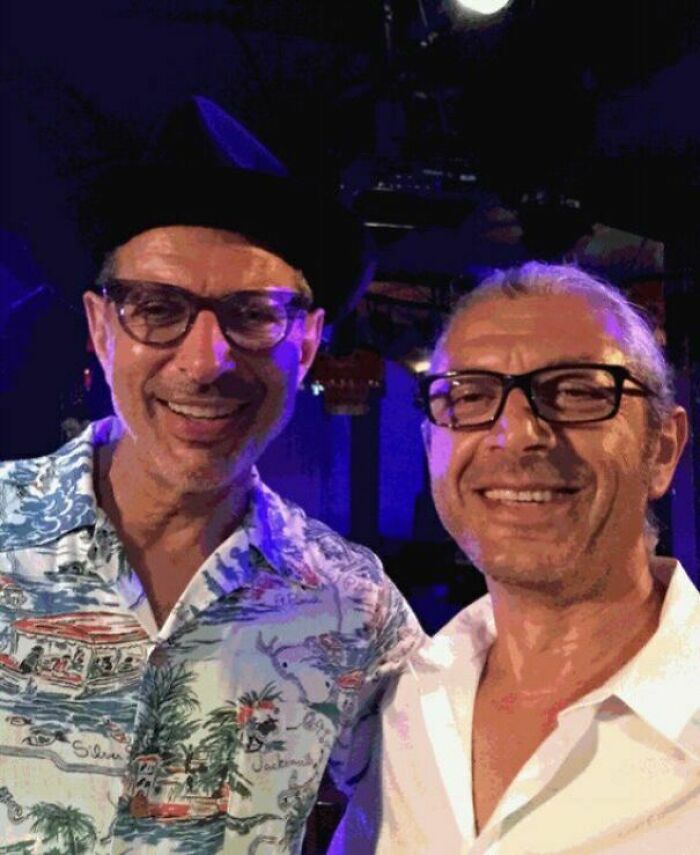 Un ami de ma famille est une réplique persane de Jeff Goldblum… Ils se sont enfin rencontrés