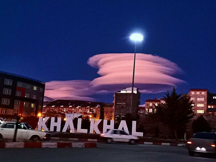 L’étrange forme des nuages à Khalkhal, en Iran, le 20 février