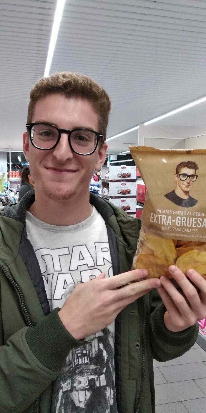 Mon ami s’est retrouvé dans un sac de chips