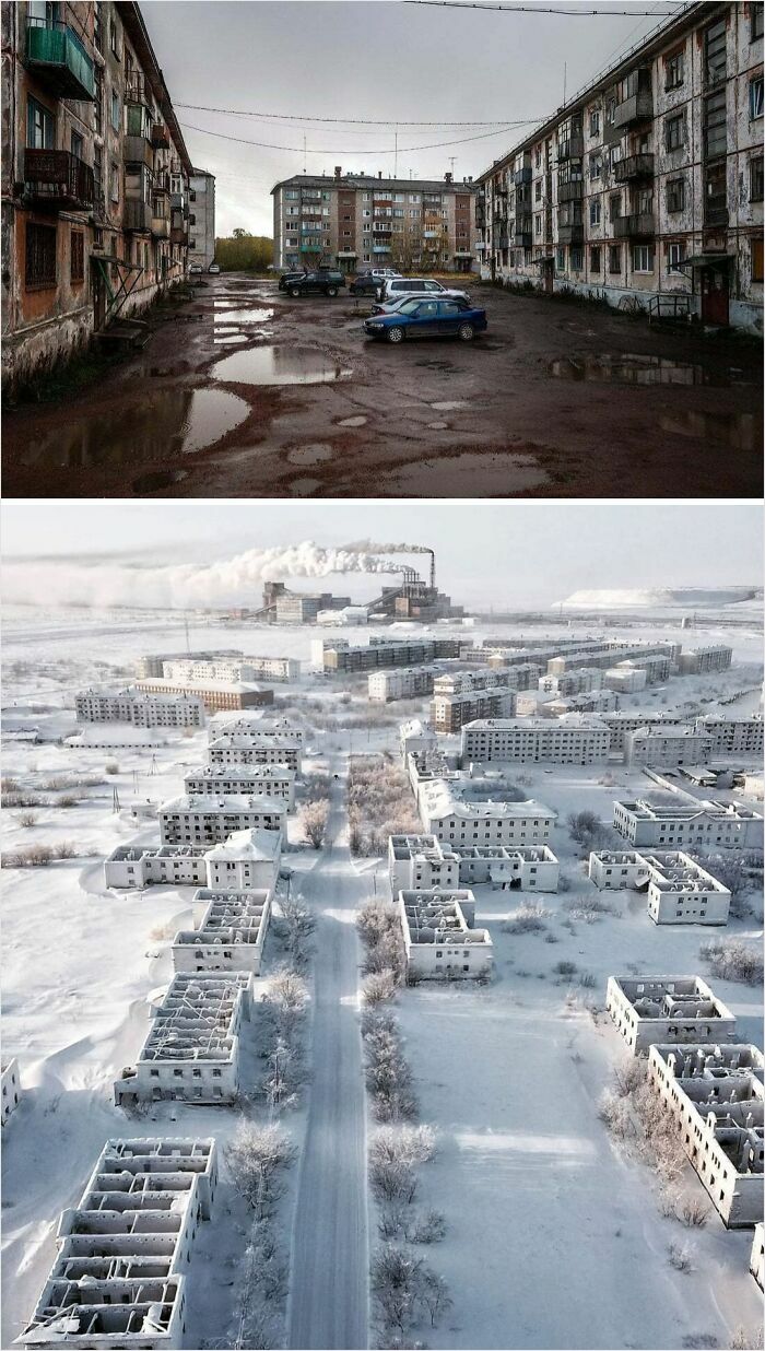 Vorkuta est une ville minière de la République des Komis, en Russie.